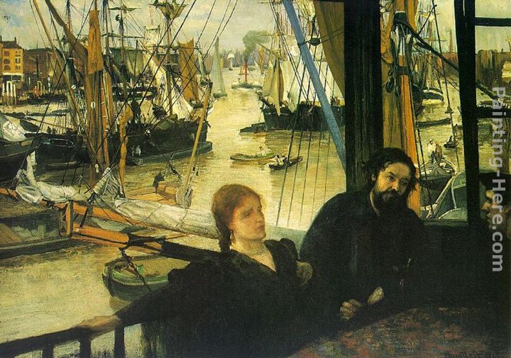 Wapping on Thames painting - James Abbott McNeill Whistler Wapping on Thames art painting